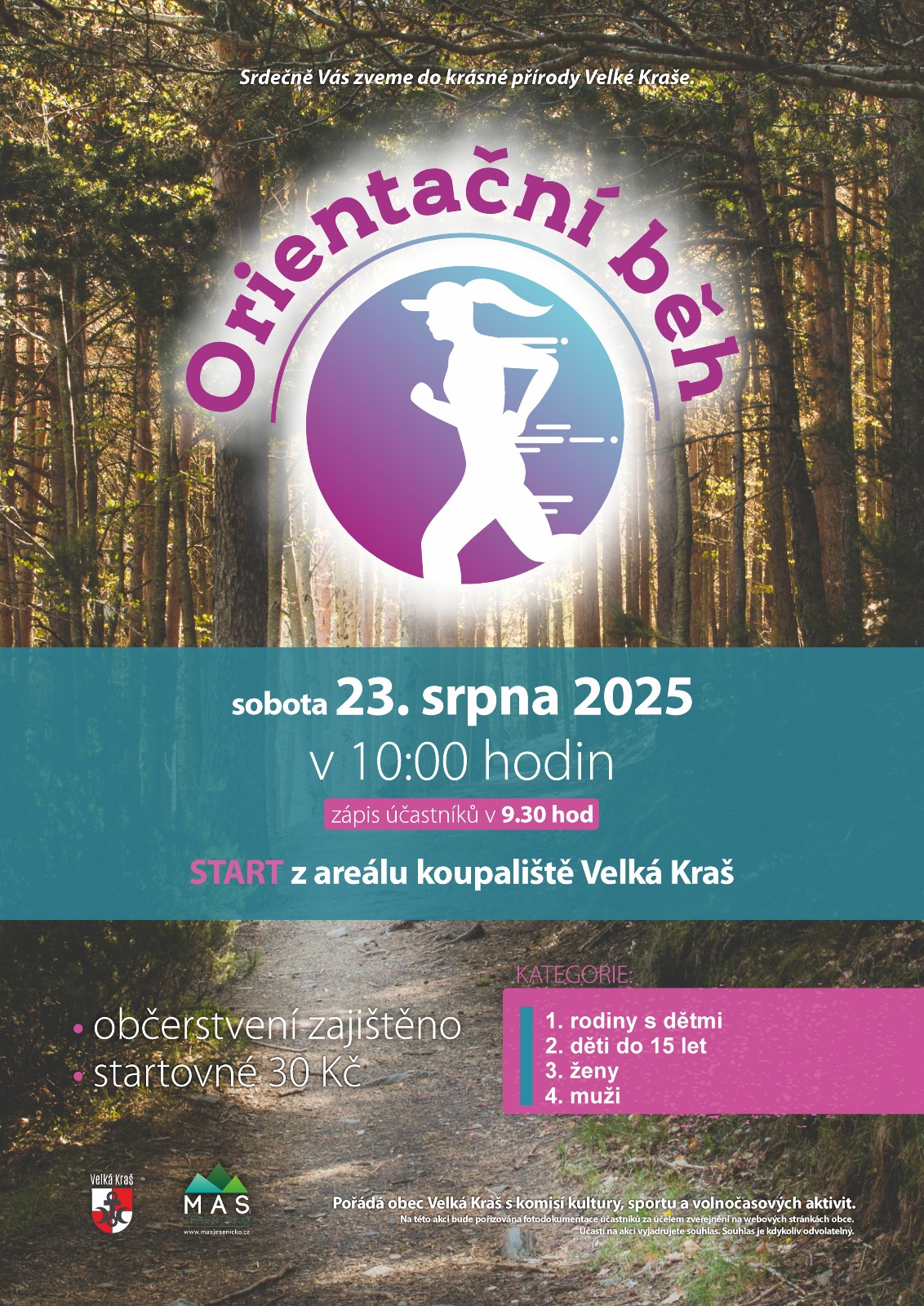 Orientační běh 23. srpna 2025