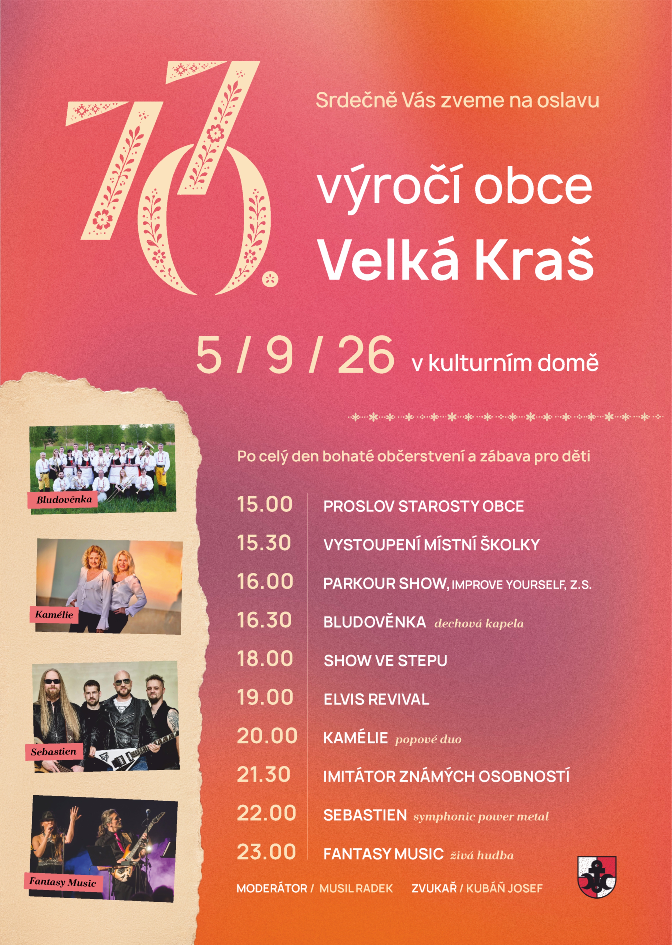 770. výročí obce Velká Kraš