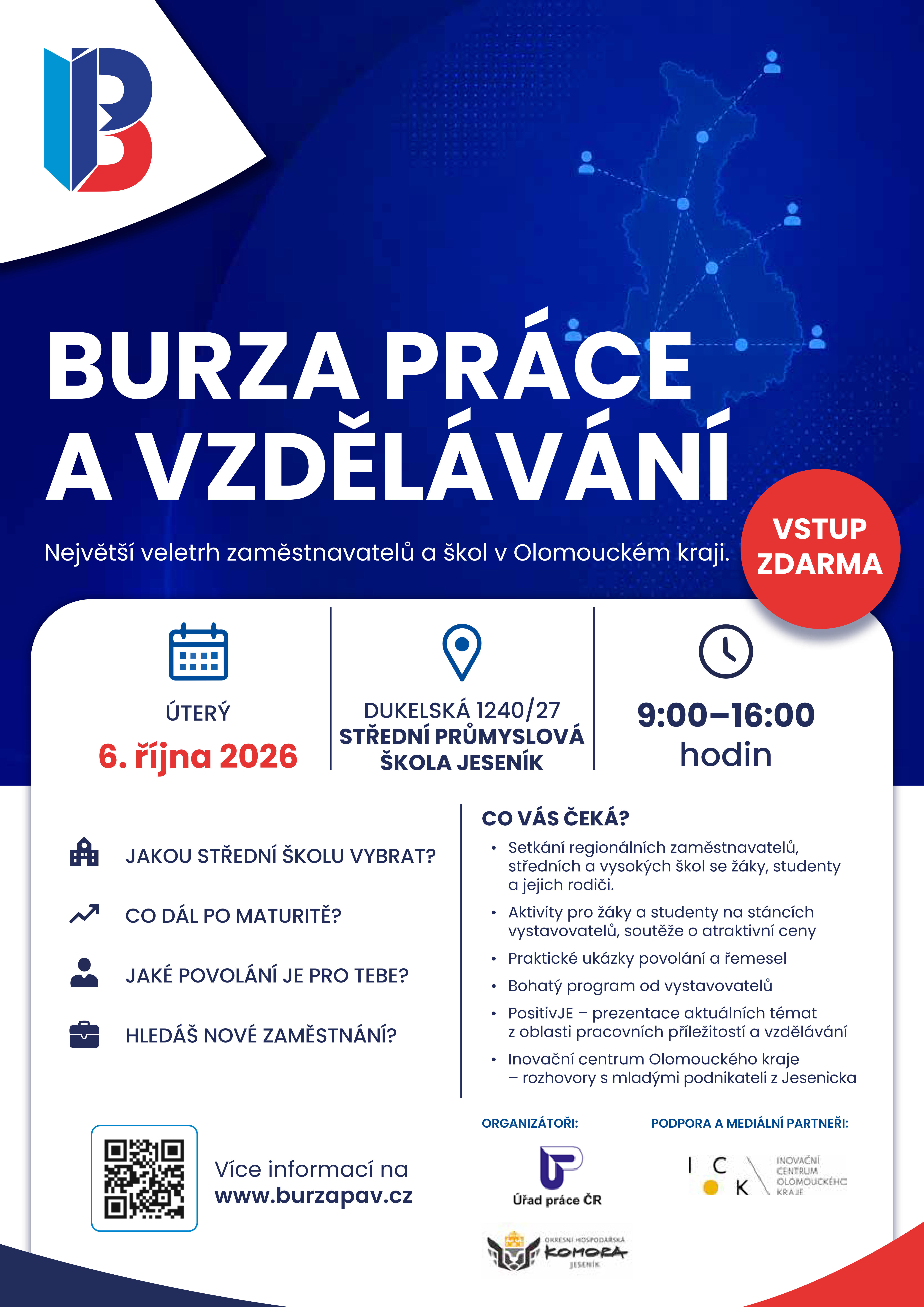 Burza práce a vzdělávání 2026 Jeseník 
