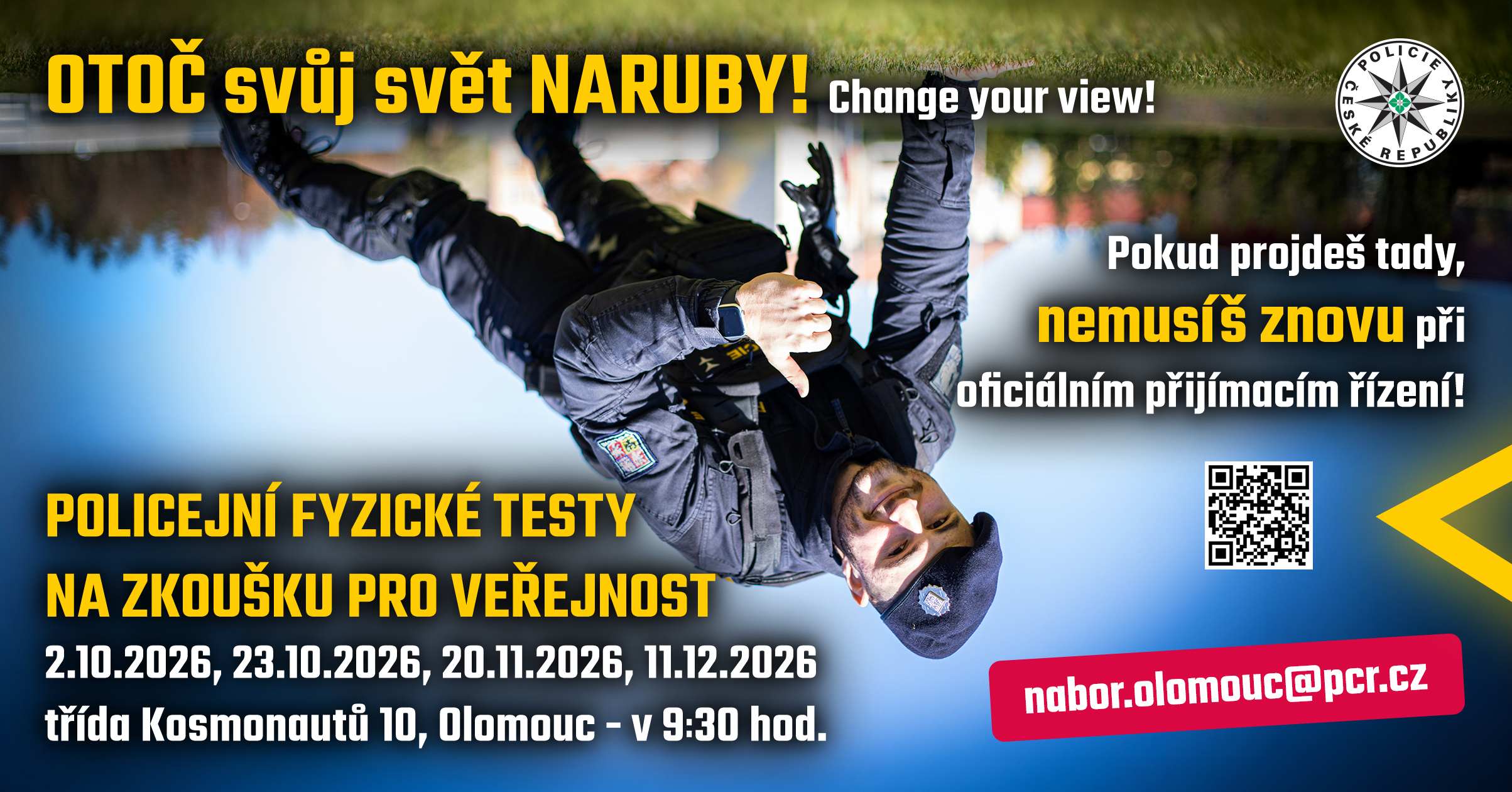Zvládli byste policejní fyzické testy? Přijďte si je vyzkoušet nanečisto a bez stresu!